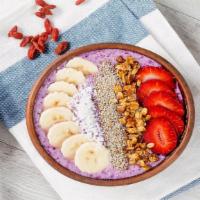 Create Your Acai Bowl · 2 mix in fruits, 3 on top fruits, 2 toppings.