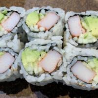 California Roll · Crab stick and avocado and cucumber.