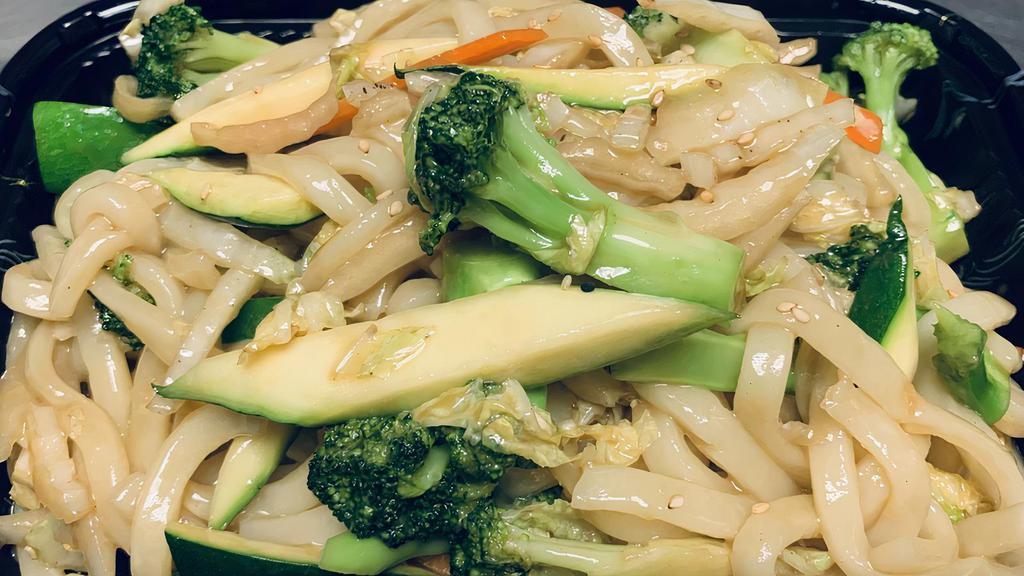 Vegetable Noodles · Stir fried udon or soba.  Leave a note “soup” if you want noodle soup.