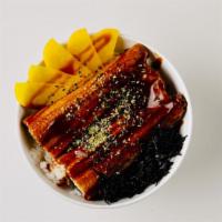 Fresh Water Unagi Bowl · Served with house miso soup.