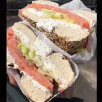 Lox Spread Sandwich · 