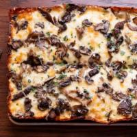 Roasted Mushroom Detroit · A blend of roasted wild mushrooms (no white button or canned mushrooms here!) topped with fr...