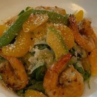 -Harvest Shrimp Salad · Grilled Jumbo Shrimp, Arugula, Roasted Fennel, Roasted Apples, Pecorino Cheese & Citrus Vina...