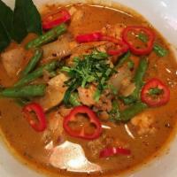 3. Red Curry · Choice of meat. Please let us know spicy level 1(No Spicy) to 10(Asian Spicy).
