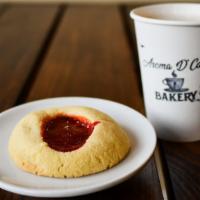 Raspberry Cookie · Buttery Cookie With Raspberry Jam