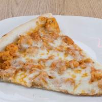 Chicken Ala Vodka Pizza · Pizza with Chicken in a vodka Sauce topped with Mozzarella Cheese