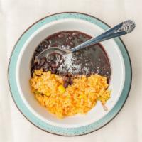 Fajitas, Rice & Mexican Black Beans · 