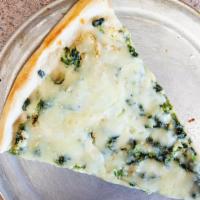 Ricotta & Spinach Pizza · With ricotta and spinach