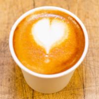 Cortado · Double shot of espresso, with equal parts steamed milk of your choice! Bold and smooth!