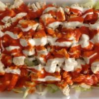 Chicken Over Salad (U) · Halal. Lettuce, tomato.
