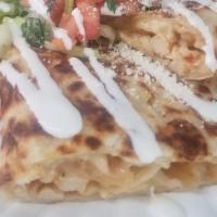 Gringa Quesadilla · Made on a 10