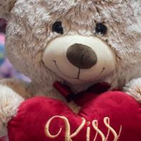 22'' Brown Teddy Bear  · Beautiful and cozy teddy bear. Ready to hug your loved one. 
Medium size 22''