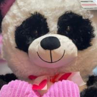 22'' Sitting Panda Bear · Beautiful and cozy panda bear. Ready to hug your loved one. 
Medium size 22''