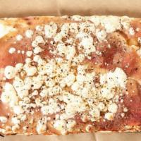 Slice Prosciutto Cotto · Italian Cooked Ham, Fresh Mozzarella, Black Pepper. (white pizza)