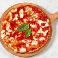 Round Margherita · San Marzano tomato, fresh mozzarella, basil