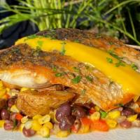 Seared Sea Bass · Australian Seabass | Pineapple Jalapeno Salsa | Fingerling Potato | Beurre Blanc Sauce