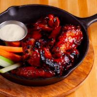 Wood Fired Wings-Bourbon Bbq · 