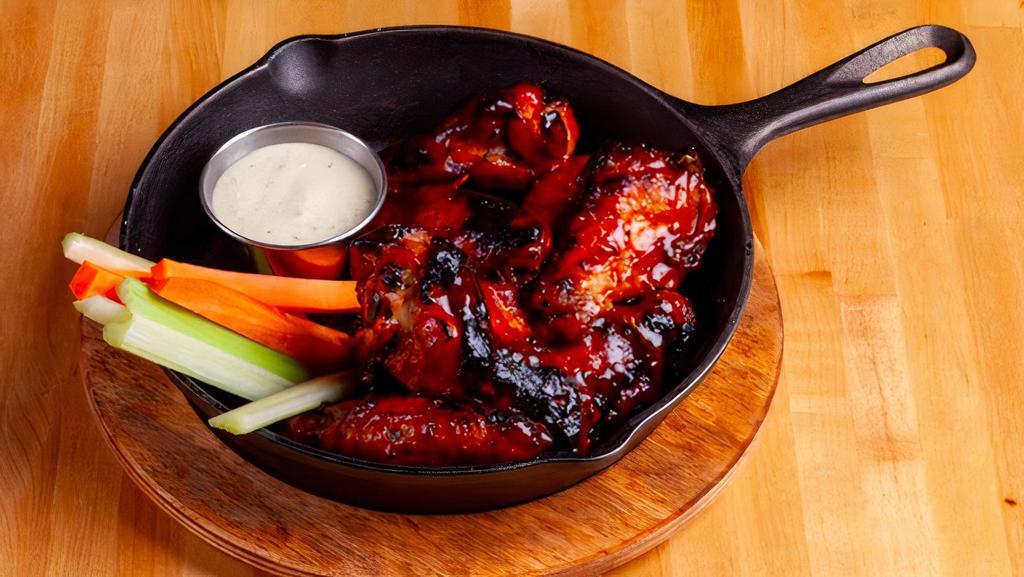 Wood Fired Wings-Bourbon Bbq · 