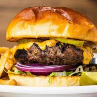 Towne Burger · angus beef, american cheese, special sauce, lettuce, red onion, pickles