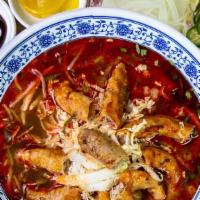 Sp5 Spicy Intestine(Gop-Chang) Pho 🔥 · SP5 Spicy Intestine(Gop-chang) Pho 🔥