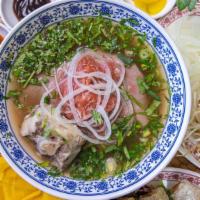 Pho 4 · Oxtail and rare eye-round steak in our pho broth