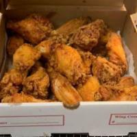Wing Dinners · Dinners are served with your choice of potato wedges or fries. If you would like breaded ple...