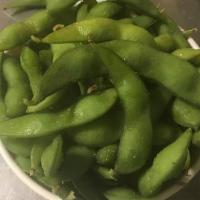  Edamame · Steamed soy beans.