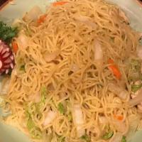 C 5. Yaki Soba (Thin) · Pan fried noodle with chicken & vegetables