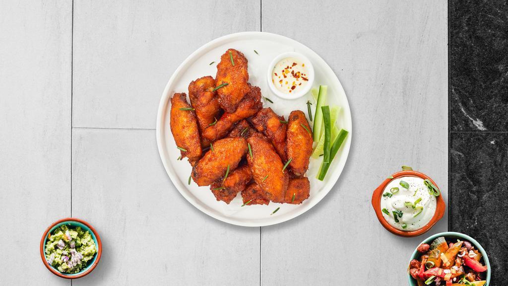 Chicken Wings Of An Angel · Fresh chicken wings breaded and fried until golden brown. Served with a side of ranch or bleu cheese.