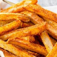 Cajun Fries · Deep-fried crispy cajun potato fries.