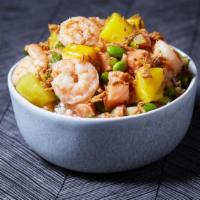 Regular Poke Bowl · Two poke choices with choice of base, protein, sauce, and toppings.
