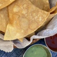 Chips & Salsa · Chips and two salsas of your choice.