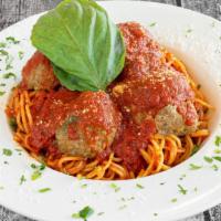 Meatballs Pasta · Spaghetti, penne, linguine, or angel hair.
