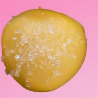 Lemon Cream Cake Truffle · vegan, dairy-free, egg-free, contains soy & gluten