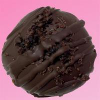 Gluten-Free Double Chocolate Cake Truffle · vegan, dairy-free, egg-free, soy-free, & gluten-free