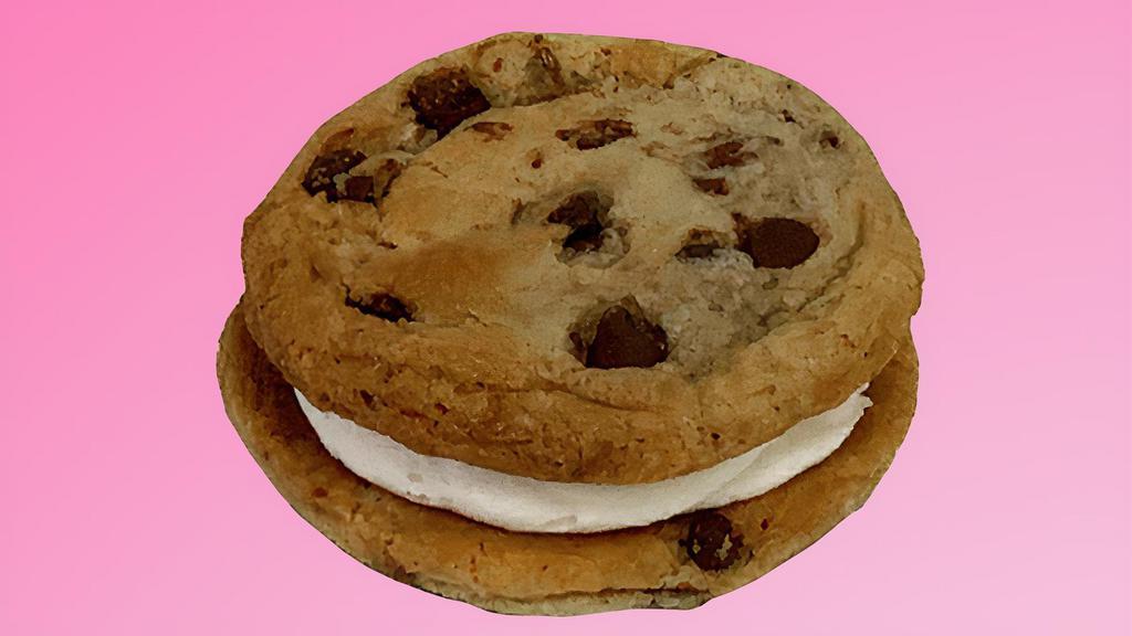 Chocolate Chip Cookie Sandwich · Dairy_free, vegan. Egg-free, contains soy and gluten.