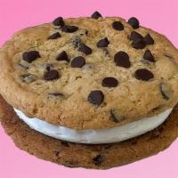 Gf Chocolate Chip Cookie Sandwich · vegan, dairy-free, egg-free, soy-free, gluten-free. made without nuts.