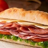 Salami & Cheese Sandwich · Salami & Cheese, Lettuce, Tomato and Onions