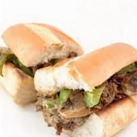 Philly Cheesesteak · Beef ,Cheese, Green pepper and Red pepper
