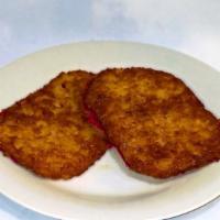 Hash Browns. · Side of hash browns.