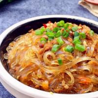 Clear Noodle With Meat Spicy Sauce / 蚂蚁上树 · 