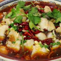 Boiled Fish With Spicy Sauce / 巴蜀水煮鱼（活鱼） · 