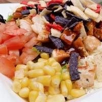 All Natural Bbq Chicken Chopped Salad · This chopped salad is pjacked with juicy grilled chicken, beans, sweet corn, crispy tortilla...