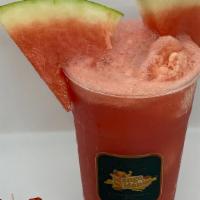 Watermelon Slush · Fresh made watermelon water with watermelon icy