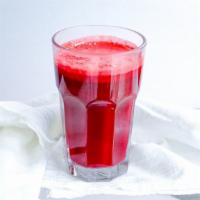 Mix 100% Fresh Squeezed Juice · Carrot, beet, and orange.