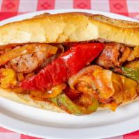 Sausage & Peppers · Our homemade Italian sausage, bell peppers, and onions.
