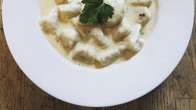 Gnocchi Alla Crema Di Zafferano · Potato dumpling with saffron cream sauce.
