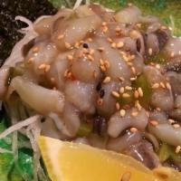 Tako Wasabi · Raw octopus w . wasabi dressing