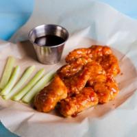 Bbq Wings - Boneless · Classic boneless wings fried, topped with BBQ sauce, cooked to order and perfectly crisp.