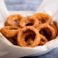 Onion Rings · Battered onion rings deep-fried and seasoned to perfection.